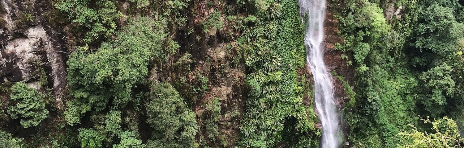 Just 6kms from the Binna Burra campsite, walking along the Coomera Circuit you'll find the lookout to these amazing falls (aptly named Coomera Falls)! I turned back after this - heavy rains made for some amazing waterfalls but deterred me from taking on the various river crossing along the circuit walk.