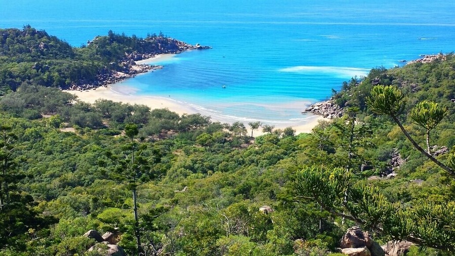 View from The Forts Walk on Magnetic Island, Queensland, Australia.
It's a 2 hour loop walk and also a great spot to see koalas in the wild.