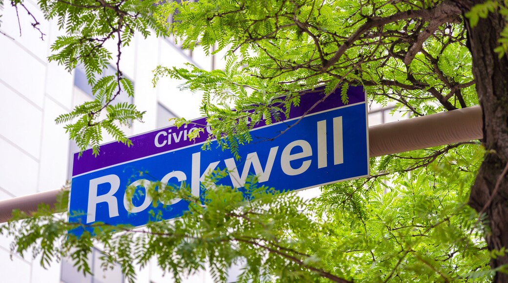 Rockwell Av., street sign in Cleveland