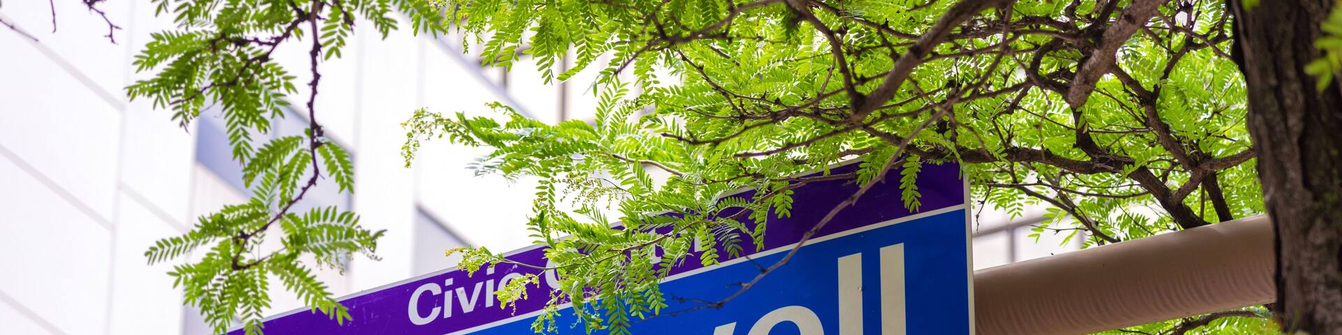 Rockwell Av., street sign in Cleveland