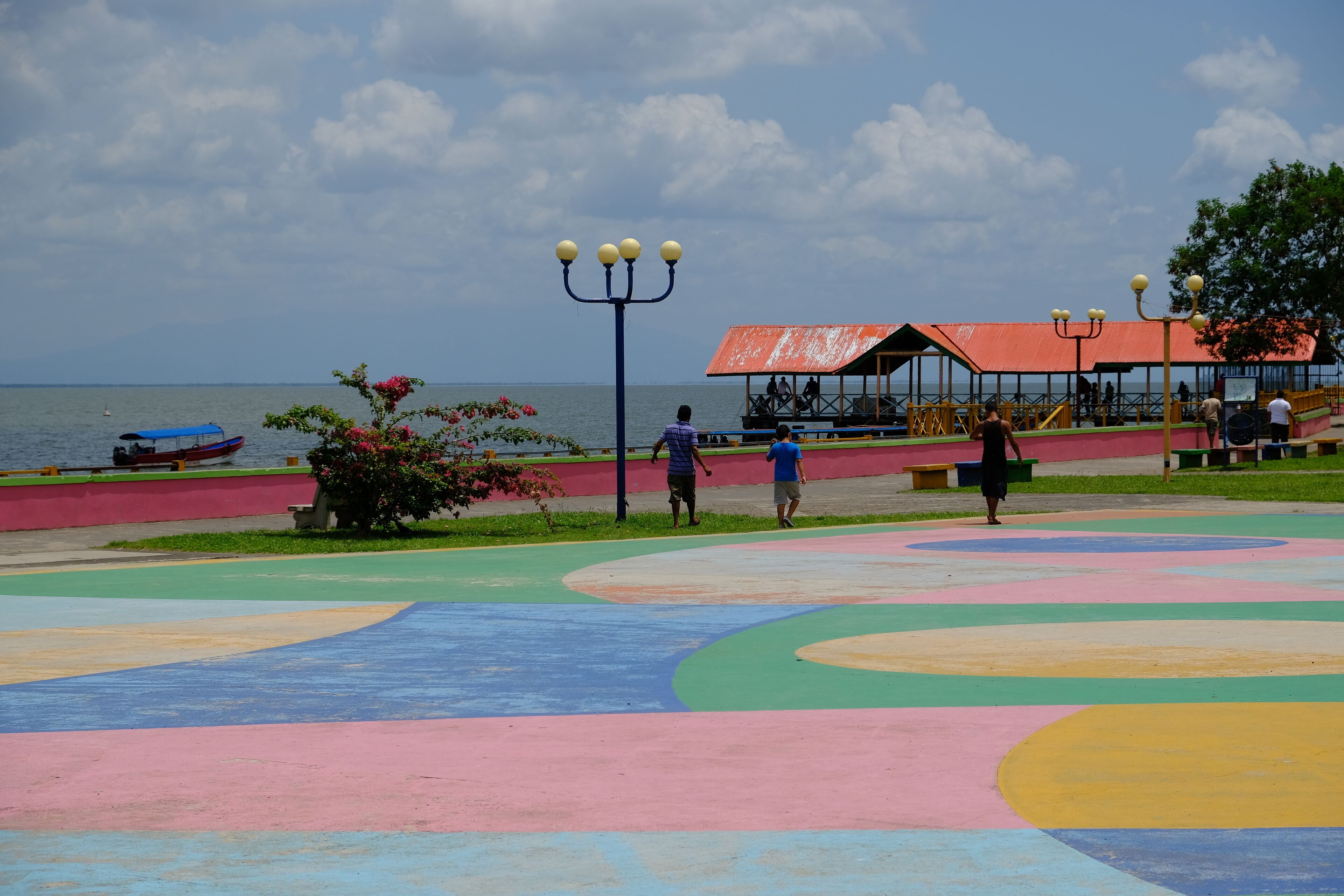 Nicaragua San Carlos - Malecon De San Carlos - market area