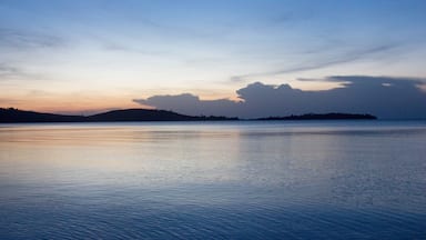 Sunset over Lake Victoria on Kalangala