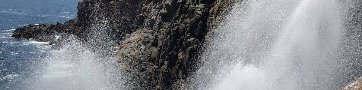 La Bufadora is an amazing natural blowhole about 45 minutes outside Ensenada, MX