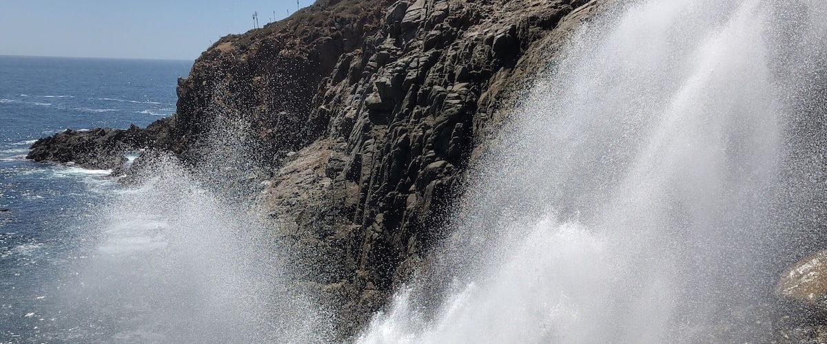 La Bufadora is an amazing natural blowhole about 45 minutes outside Ensenada, MX