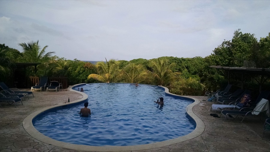 Poolside at Club Natale