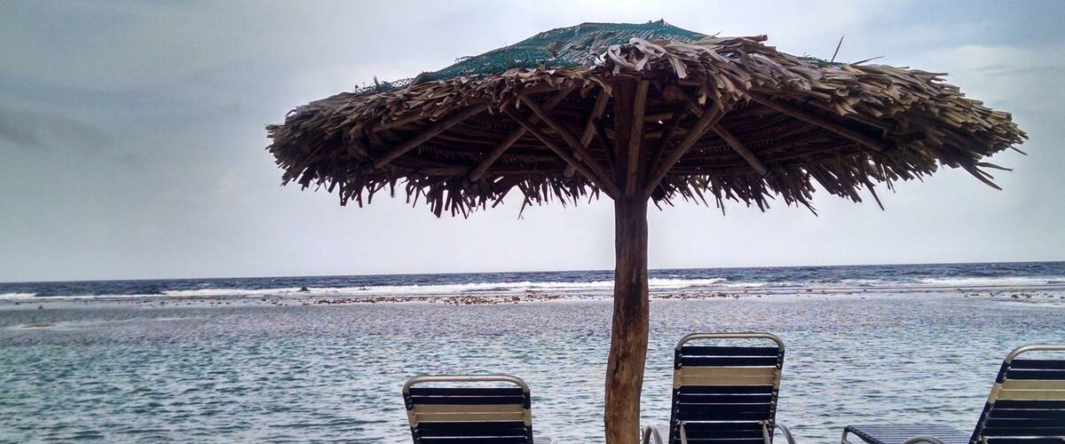 From beach at Club Natale