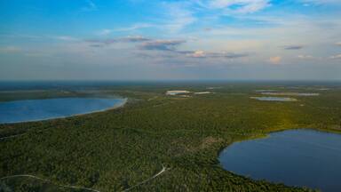 Aerial View of Florida Lakes