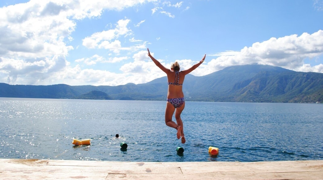 What a beautiful lake, and it wasn't cold either!