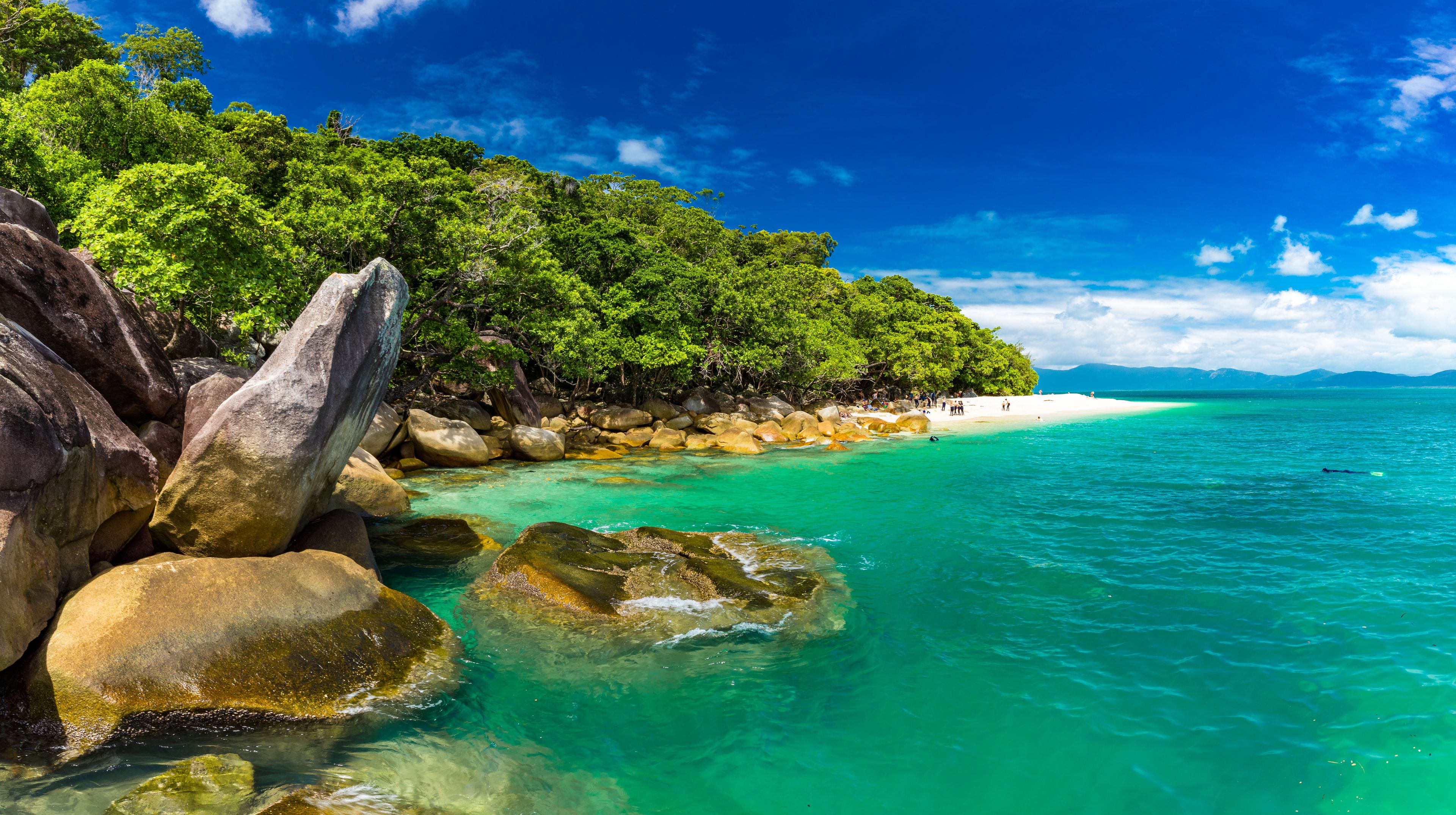 Nudey Beach on Fitzroy Island, Cairns, Queensland, Australia, Great Barrier Reef