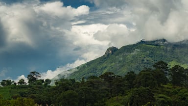 Cayaguanca Crag in the mountains of the north of Chalatenango, El Salvador, near the border with Honduras, Central America