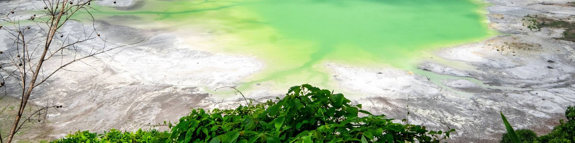 Laguna de Alegria at the Tecapa volcano, El Salvador