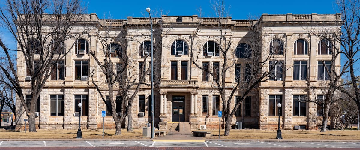 Haskell County Courthouse in Haskell, Texas