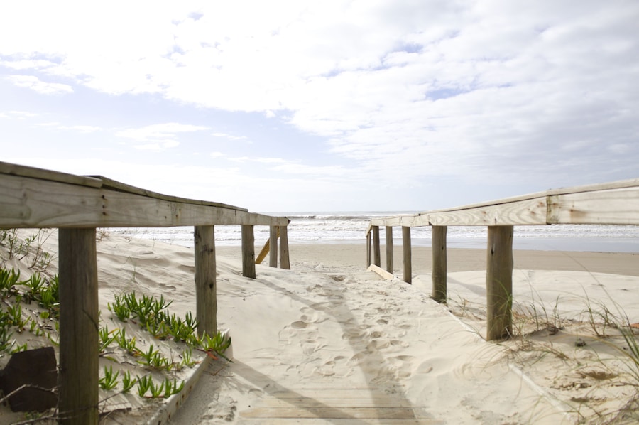 Access to Xangri-la beach in Brazil