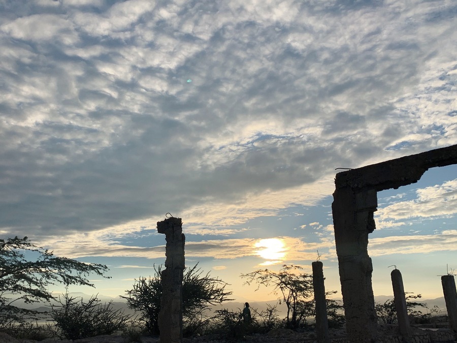 Beautiful sunrise in the Morne Bienac Gves. I went for a early morning hike and it was really beautiful.