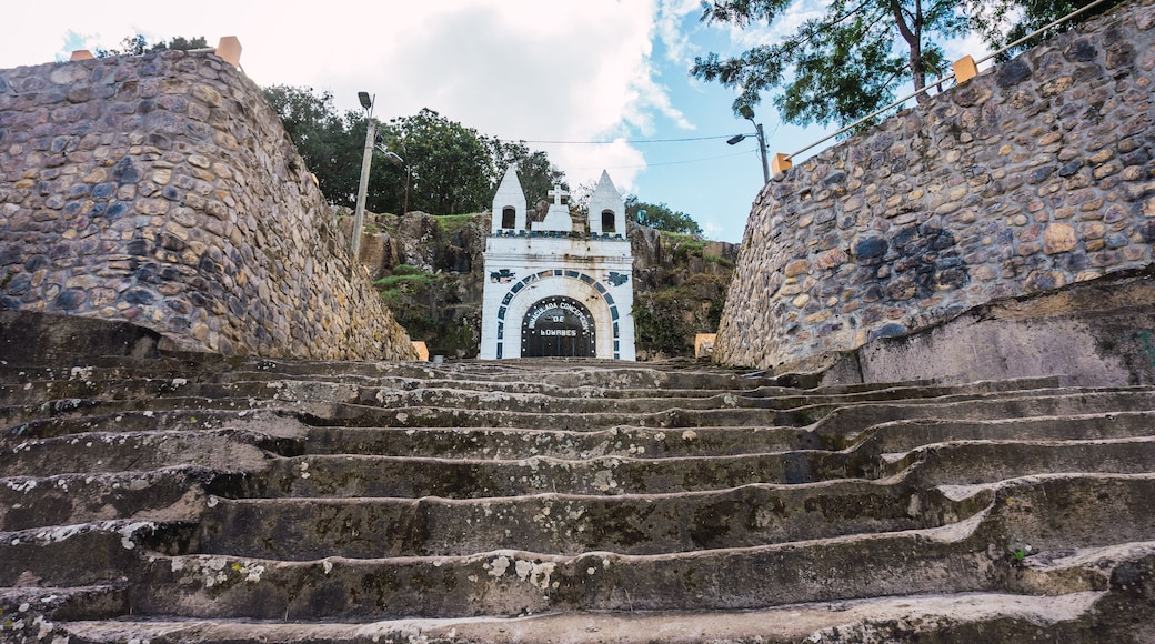 ruins of the church of La Esperanza city Honduras