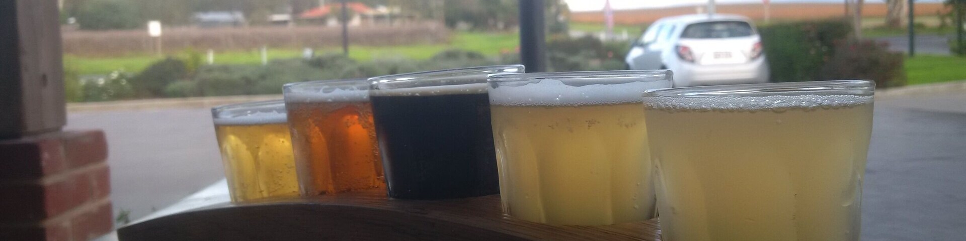 Ekhidna Wines is a brewery in a vineyard. Everyone's happy!