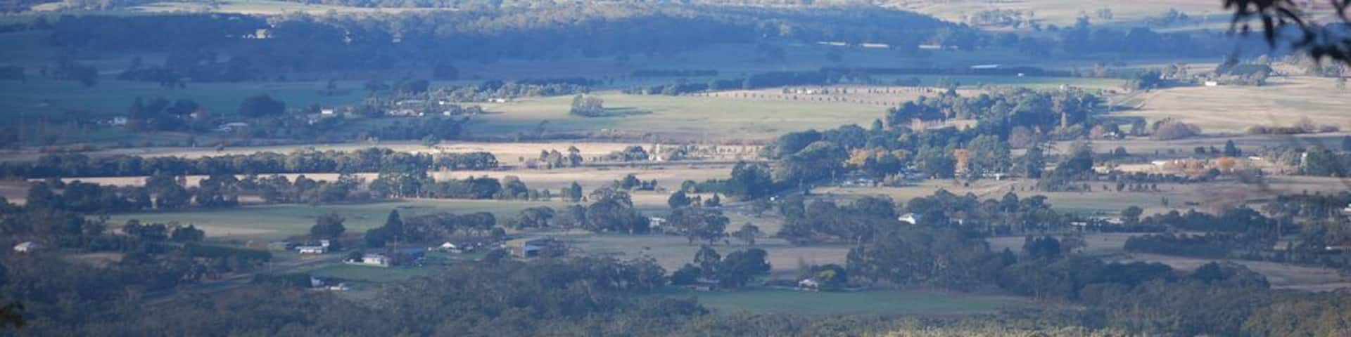 Mount Buninyong is an extinct volcano near Ballarat. This is the view from the scenic reserve #localgem