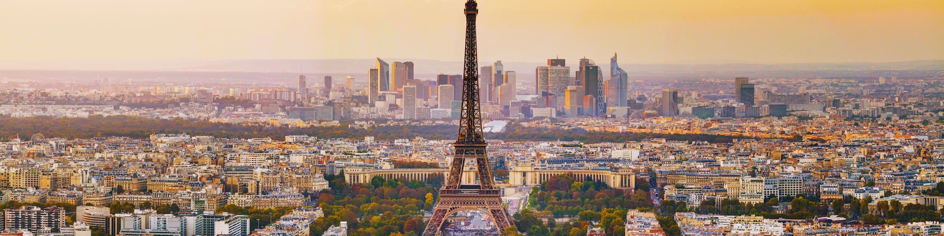 Aerial view of Paris