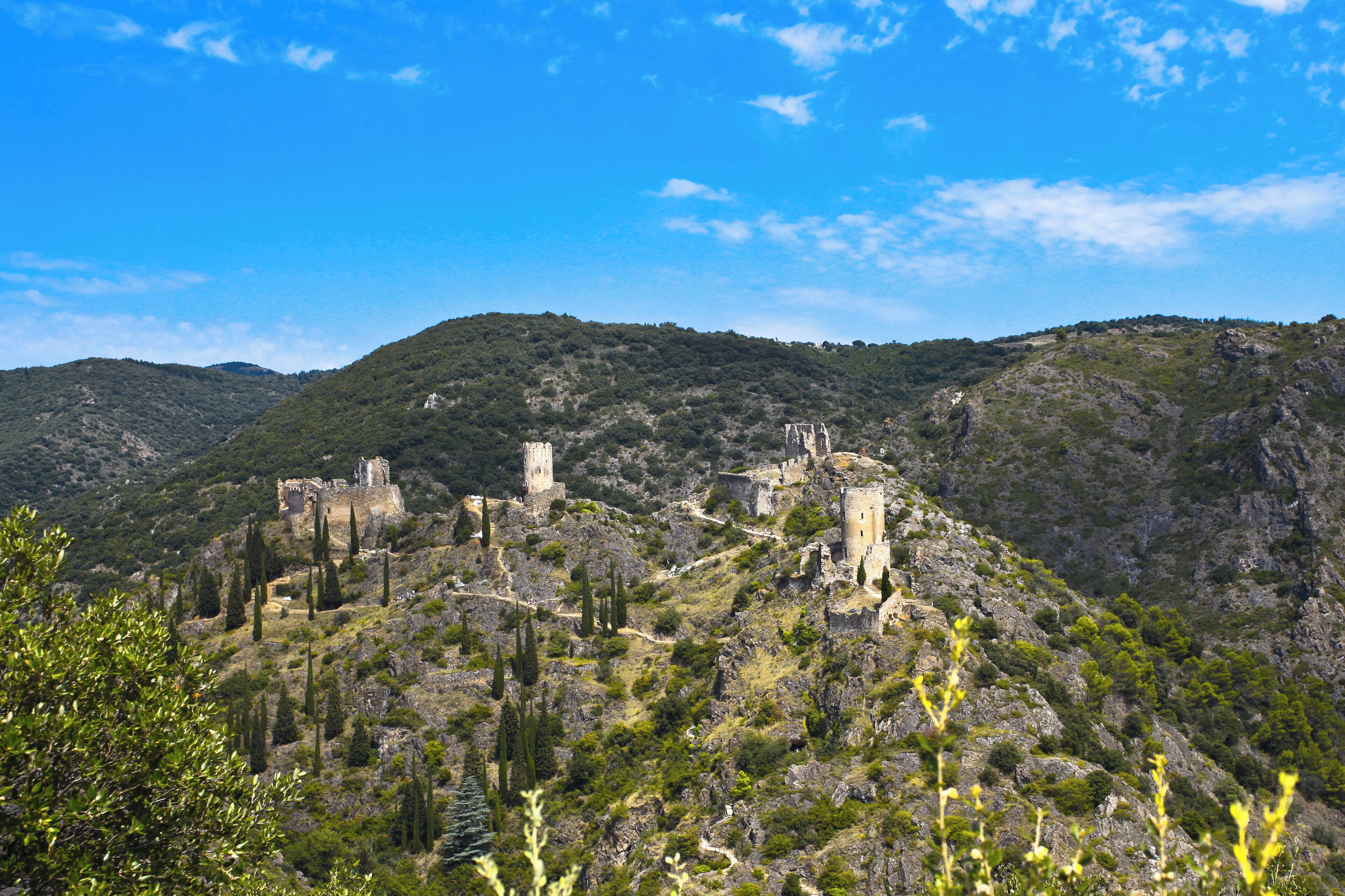 Châteaux de Lastours, les quatre châteaux
