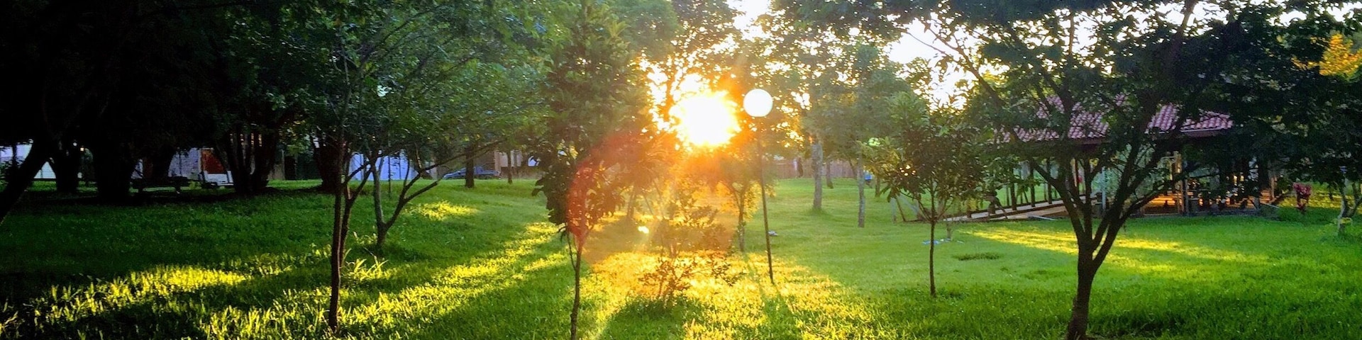 Lindo pôr do sol no parque Buracão!!