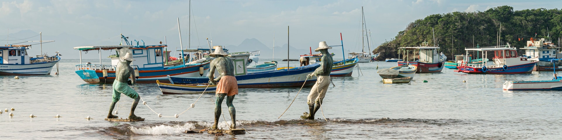 Estatua pescadores Buzios 1