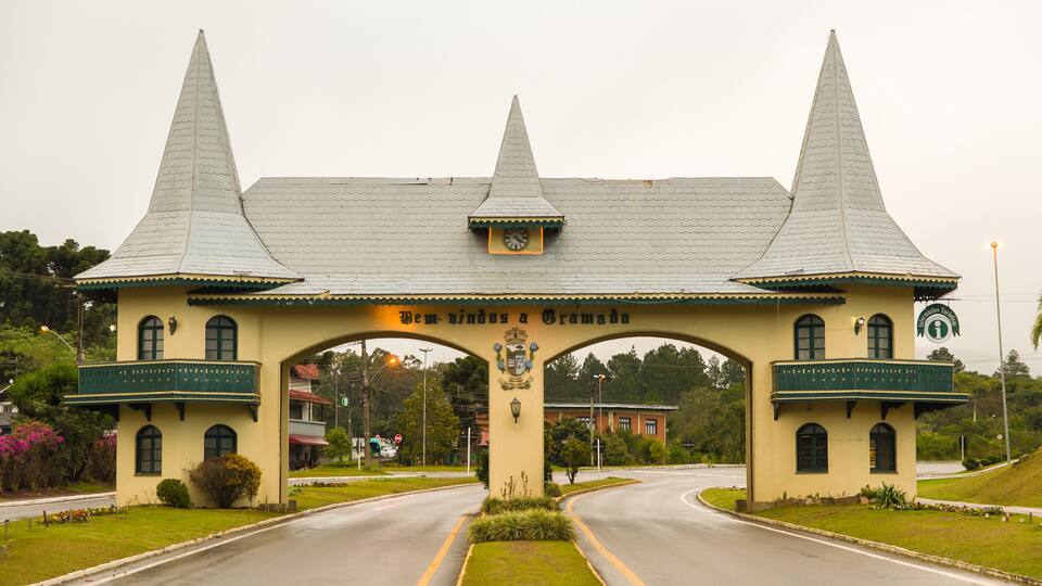 GRAMADO, RIO GRANDE DO SUL, BRAZIL - August 11, 2018: Gateway Po
