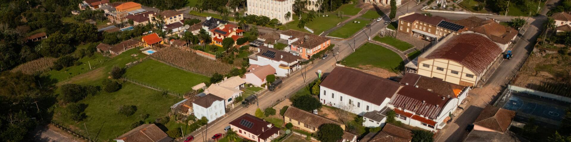 Vale Vêneto, São João do Polenise , Rio Grande do Sul, Brasil. Floods in South of Brazil.