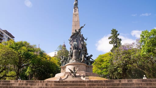 Porto ALegre, Rio Grande do Sul, Brazil -November 25, 2023: the center of Matriz Square or Praca da Matriz, Porto Alegre, Rio Grande do Sul, Brazil