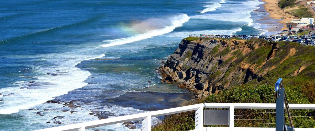 NEWCASTLE’S NEW ANZAC MEMORIAL WALK
The wind was so fierce that the water blew back towards the sea creating a rainbow in the sea.
#Newcastle#ANZACWalk#Memorial