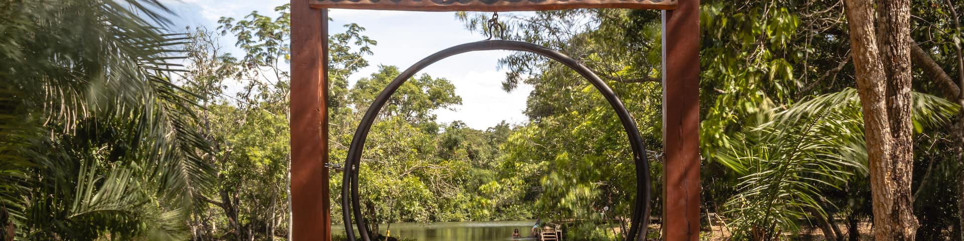 Cachoeira na cidade de Bodoquena, Estado do Mato Grosso do Sul, Brasil