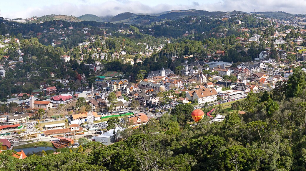 View of the Capivari tourist village, Campos do Jordão, State of São Paulo, Brazil. June 1, 2022.