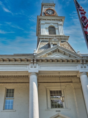 Morgan County Courthouse, East Main St. McConnelsville, OH. USA 2024