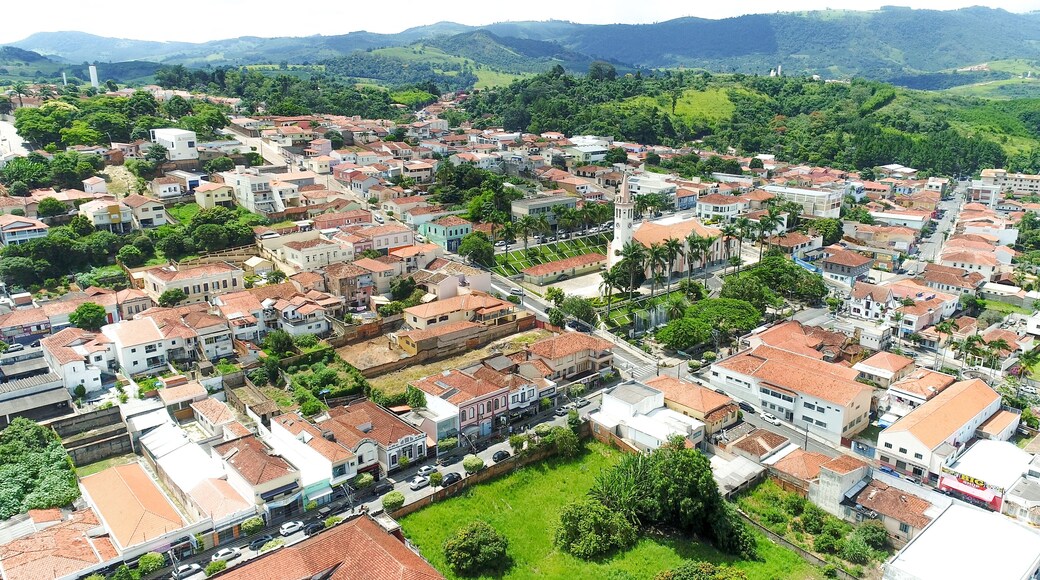 Aerial image of Jacutinga, city of Minas Gerais