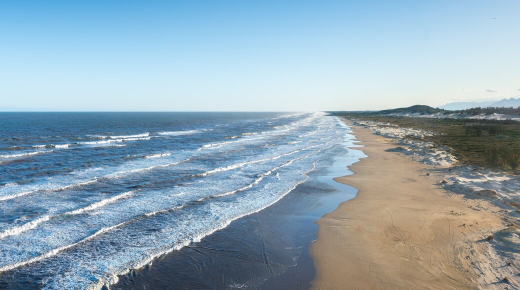 Aerial view of Itapeva Beach - Torres, Rio Grande do Sul, Brazil