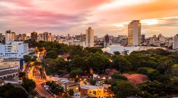 Sunset view of Belo Horizonte, Minas Gerais, Brazil.