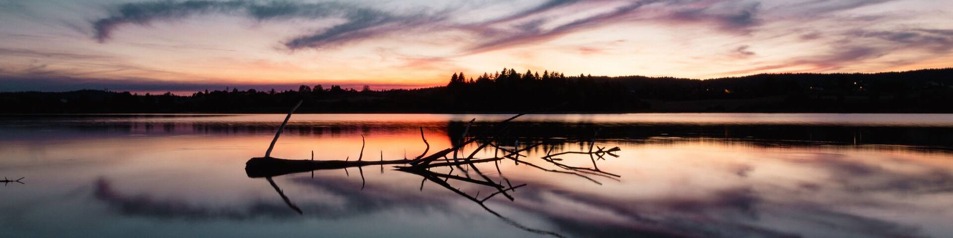 Coucher de soleil - Lac de l'Abbaye