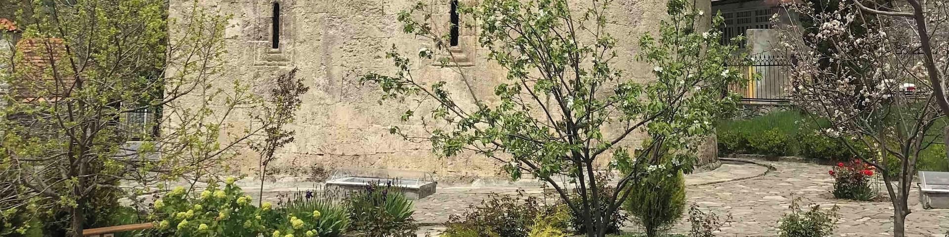 A little bit outside Azerbaijan’s second city you’ll find this cute small church, surrounded by the mountains it’s pretty picturesque.
