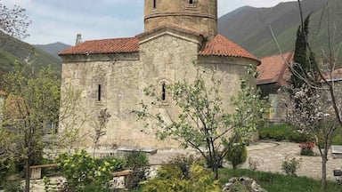 A little bit outside Azerbaijan’s second city you’ll find this cute small church, surrounded by the mountains it’s pretty picturesque.