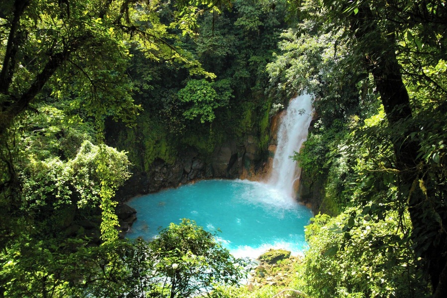 The bluest most out of this world waterfalls that I have ever seen in my life. It was a glorious sight.
http://www.divebuddies4life.com/el-rio-celeste/