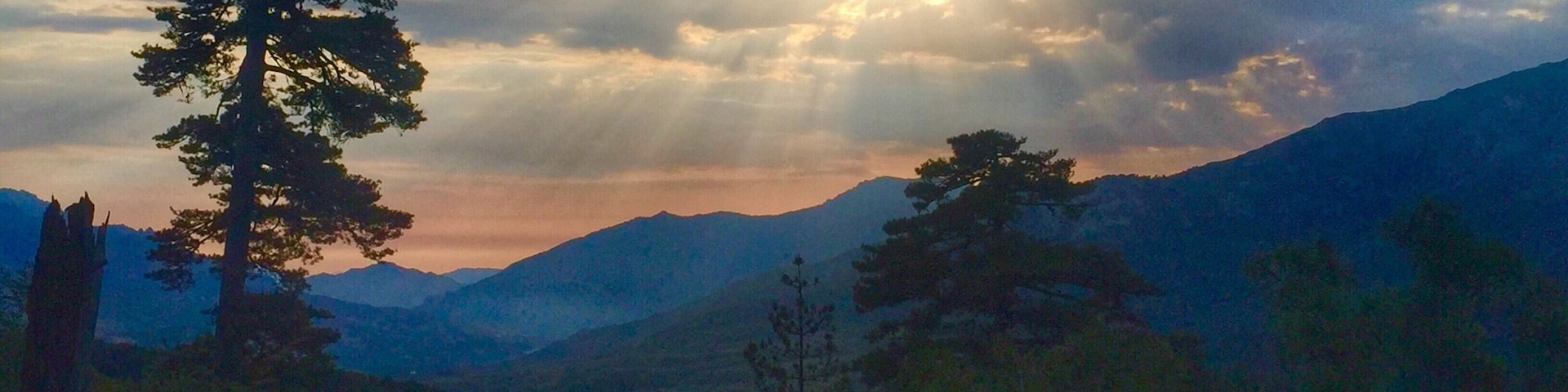 Walking along the GR20 from Castel de Vergio just past Paglia Orba
