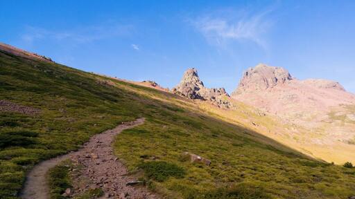 La Paglia Orba et le Capu Tafunatu depuis le GR20