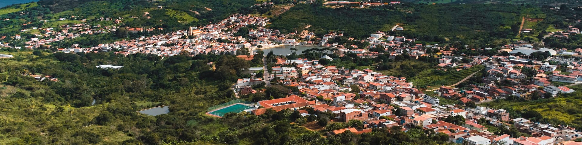 Sertão Caatinga Serra Talhada Pernambuco Triunfo Pernambucano Paisagem Cidade Igreja Lampião Natureza Construção Xaxado Forró PE Brazil Viagem Drone