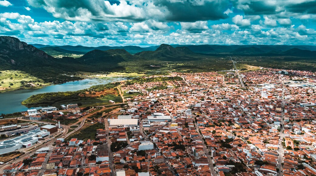 Sertão Caatinga Serra Talhada Pernambuco Triunfo Pernambucano Paisagem Cidade Igreja Lampião Natureza Construção Xaxado Forró PE Brazil Viagem Drone