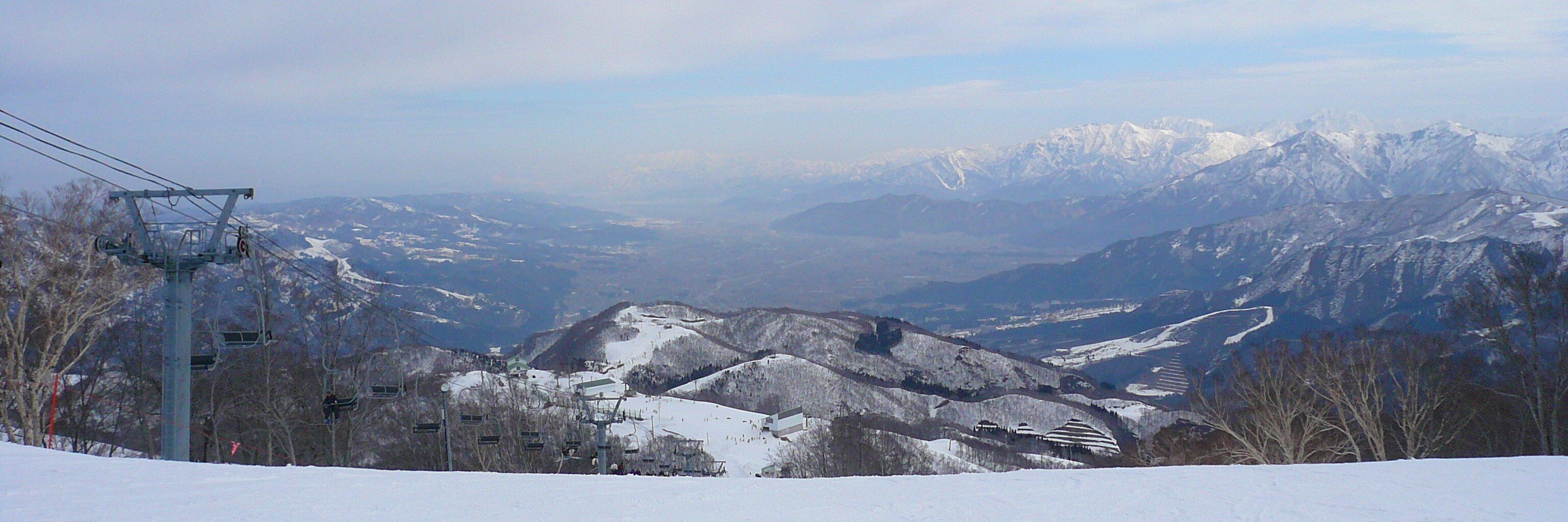 Gala Yuzawa Snow Resort in Yuzawa, Niigata Prefecture, Japan.