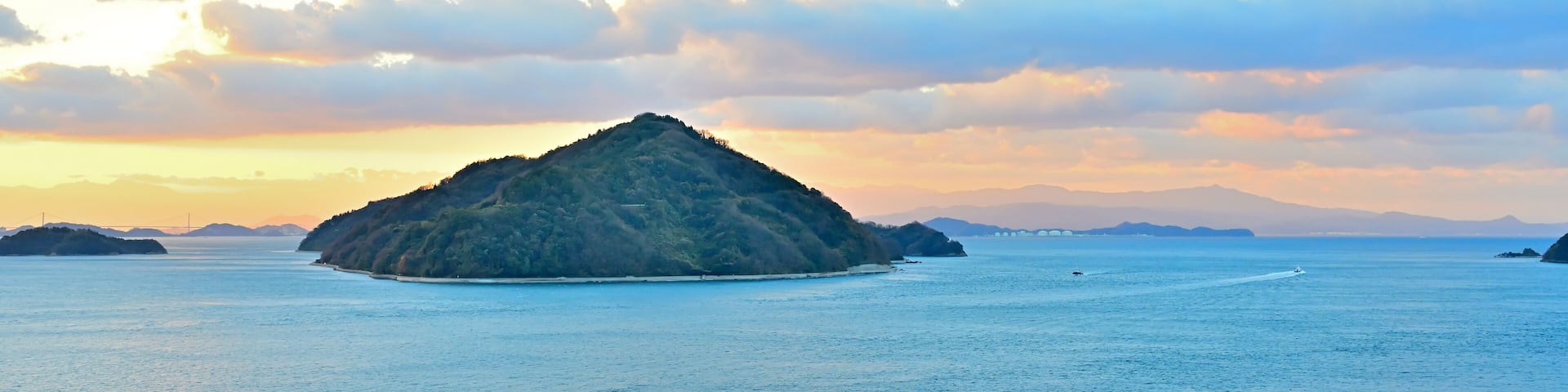 大崎上島中ノ鼻からの眺め 広島県大崎上島町