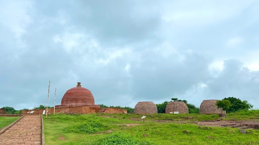 Thotlakonda Buddhist Complex is situated on a hill near Bheemunipatnam Visakhapatnam in Andhra Pradesh, Indiahilltop ruins of a forgotten Buddhist monastery flourished in Antiquity.