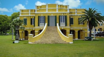 Old Danish Customs House next to Fort Christiansvaern.