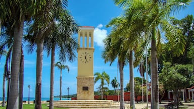 A beautiful park area next to Fort Frederiksted.