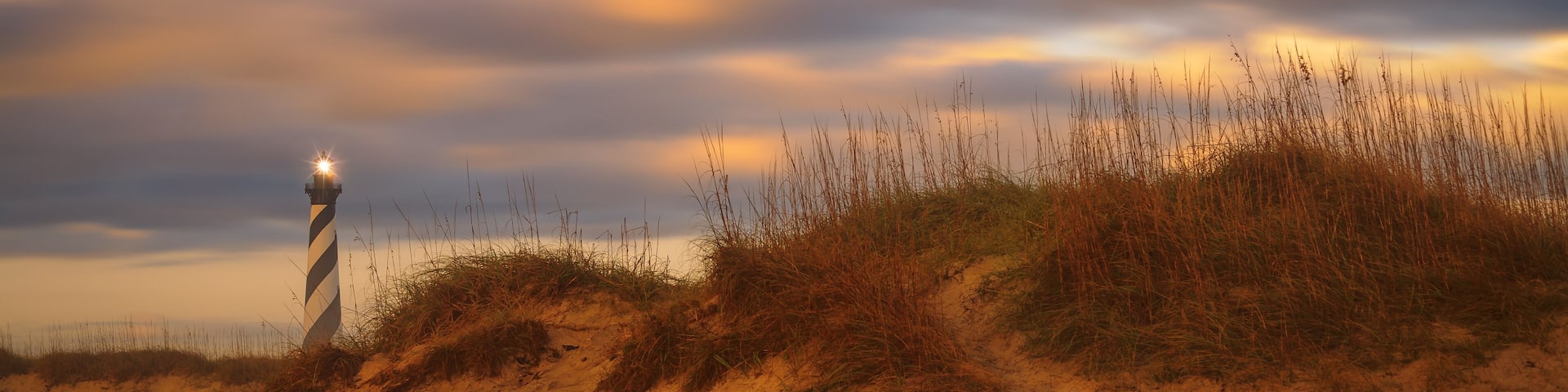 Cape Hatteras lighthouse at sunrise
