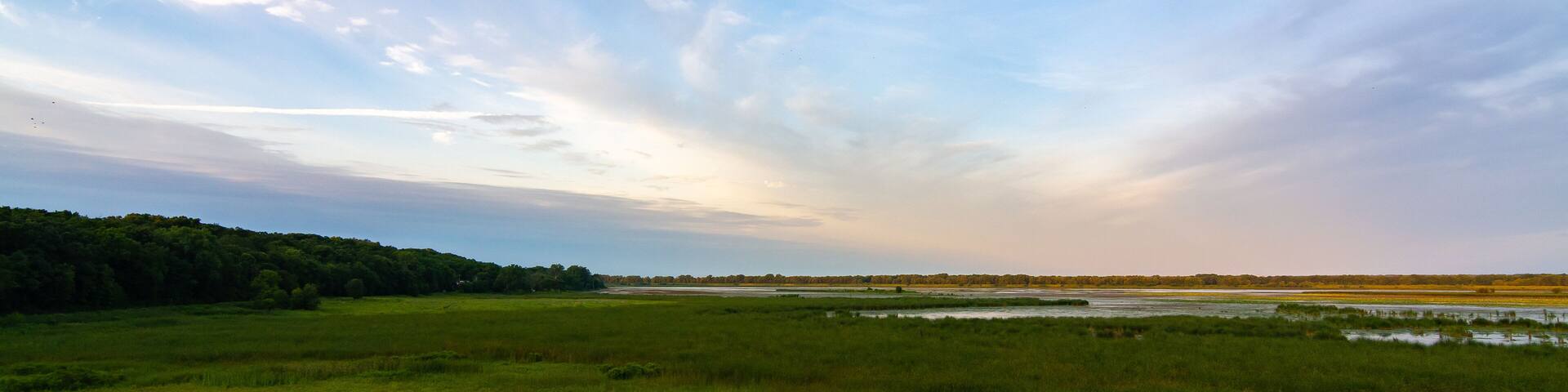 Sunrise at Dixon Waterfowl Refuge